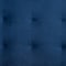 Baxton Studio Gothard  Navy Blue Velvet Upholstered and Dark Brown Finished Wood King Size Platform Bed 215-12366-ZORO - alternate 2